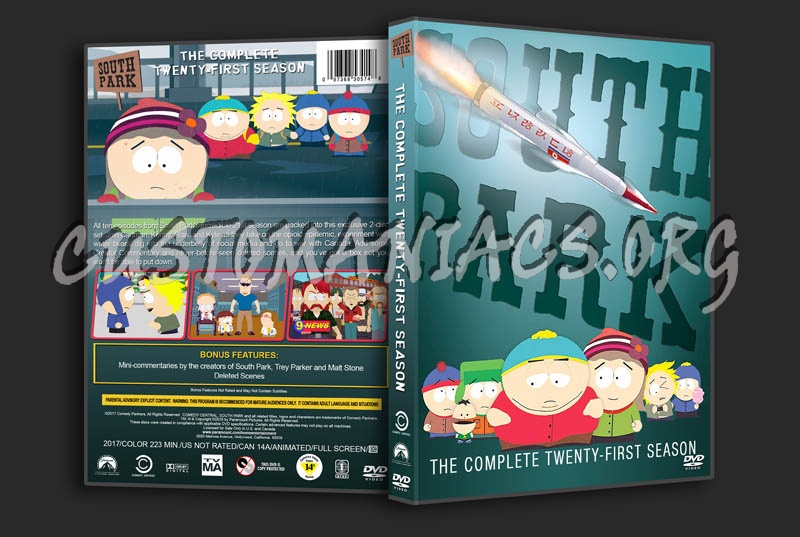 South Park - Season 21 dvd cover