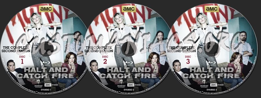 Halt and Catch Fire Season 2 blu-ray label
