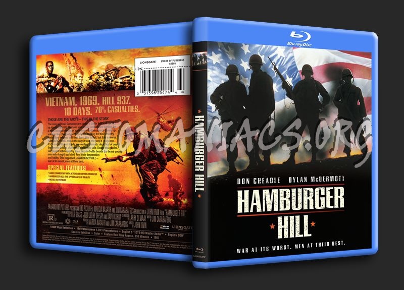 Hamburger Hill blu-ray cover