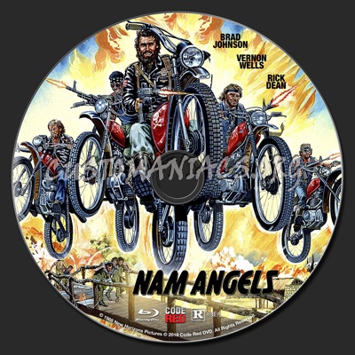 Nam Angels (1989) blu-ray label