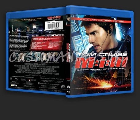 Mission Impossible 3 blu-ray cover