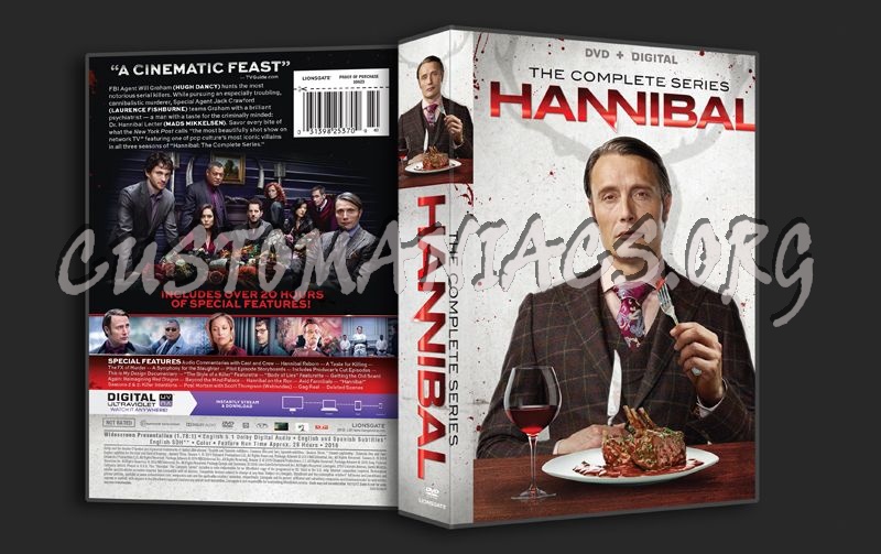 Hannibal the Complete Series dvd cover