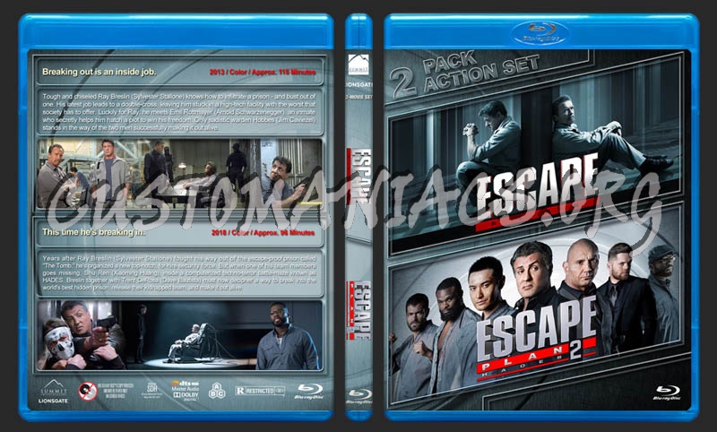 Escape Plan Double Plan blu-ray cover