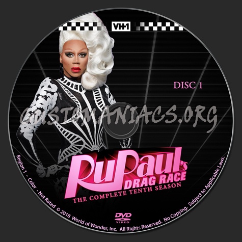 RuPaul's Drag Race - The Complete Tenth Season dvd label