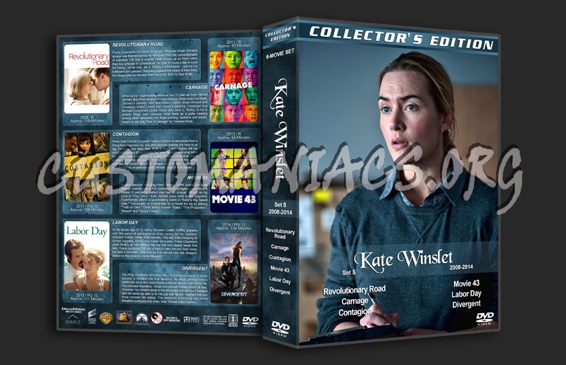 Kate Winslet Filmography - Set 5 (2008-2014) dvd cover