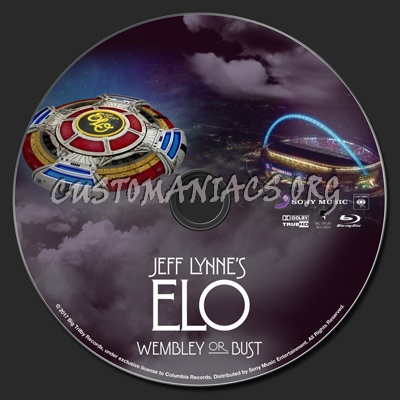 Jeff Lynne's ELO: Wembley Or Bust blu-ray label