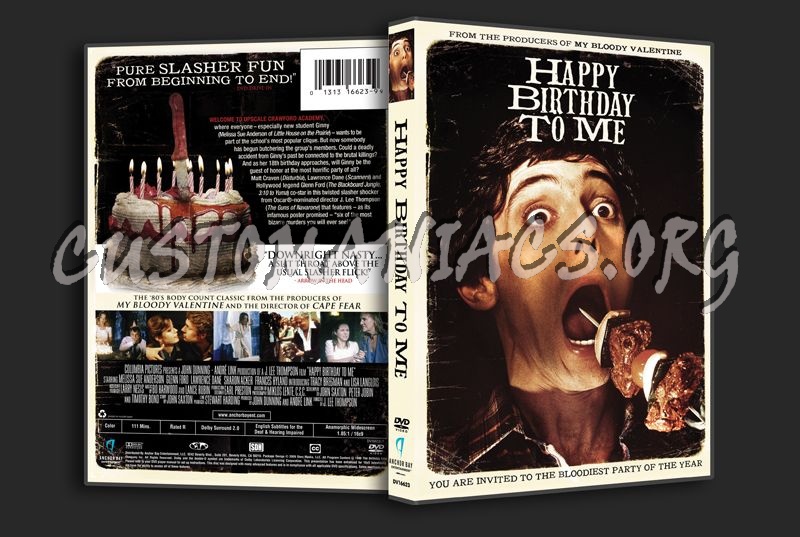 Happy Birthday to Me dvd cover