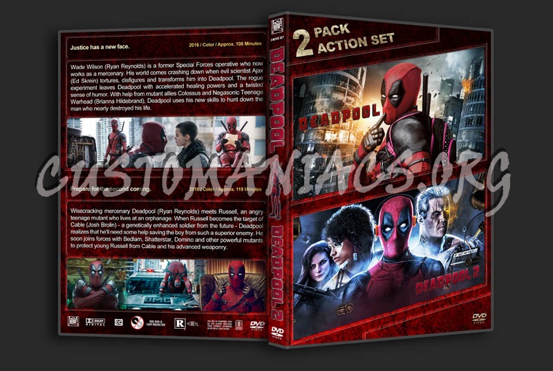 Deadpool Double Feature dvd cover