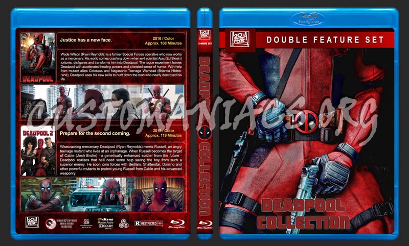 Deadpool Collection blu-ray cover