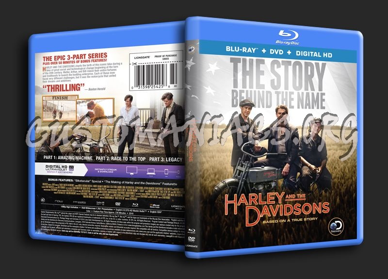 Harley and the Davidsons blu-ray cover