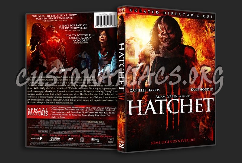 Hatchet 3 dvd cover