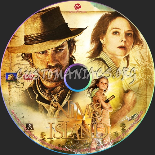 Nim's Island dvd label