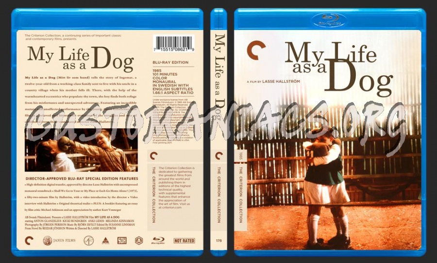 178 - My Life As A Dog blu-ray cover