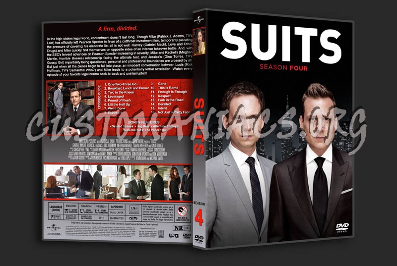 Suits - Season 4 dvd cover