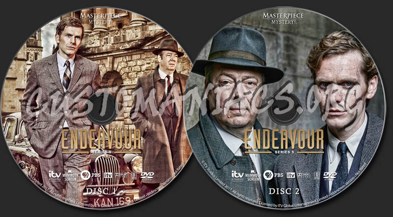 Endeavour - Series 5 dvd label