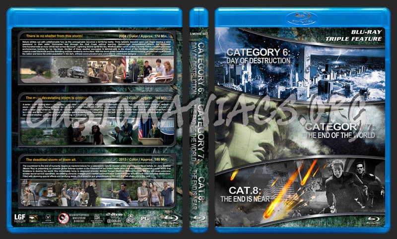 Category 6 / Category 7 / Cat.8 Triple Feature blu-ray cover
