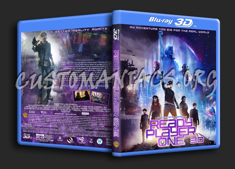 Ready Player One 3D dvd cover