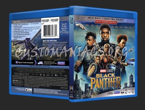 Black Panther blu-ray cover