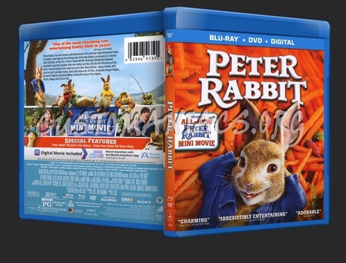 Peter Rabbit blu-ray cover