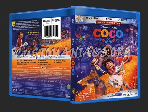 Coco blu-ray cover