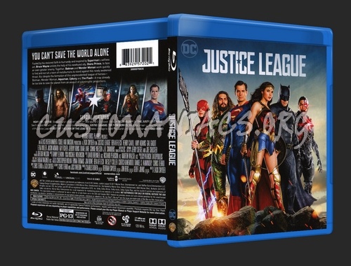 Justice League blu-ray cover