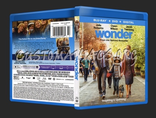 Wonder blu-ray cover