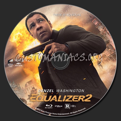 The Equalizer 2 blu-ray label