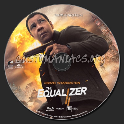 The Equalizer 2 blu-ray label