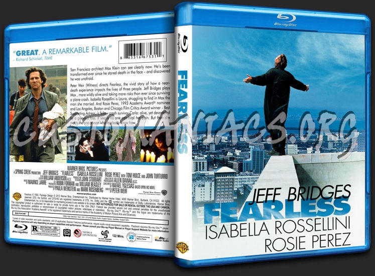 Fearless (1993) blu-ray cover