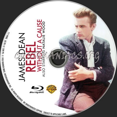 Rebel Without a Cause blu-ray label