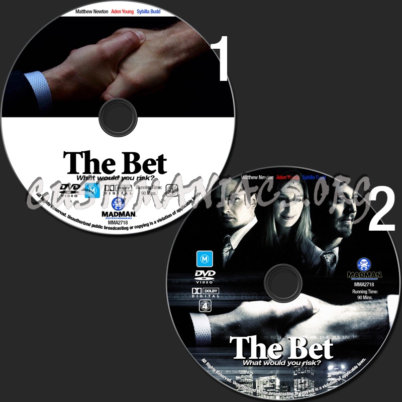 The Bet dvd label