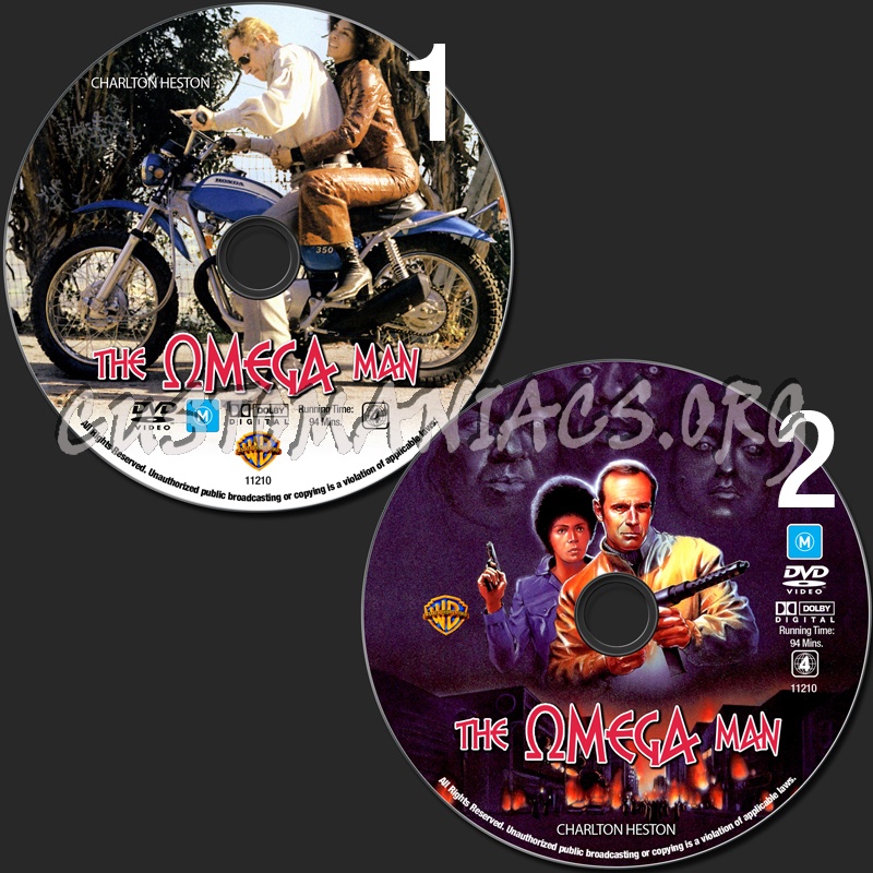 The Omega Man dvd label