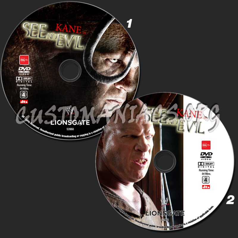 See No Evil dvd label