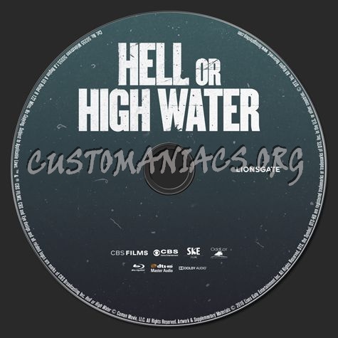 Hell or High Water blu-ray label