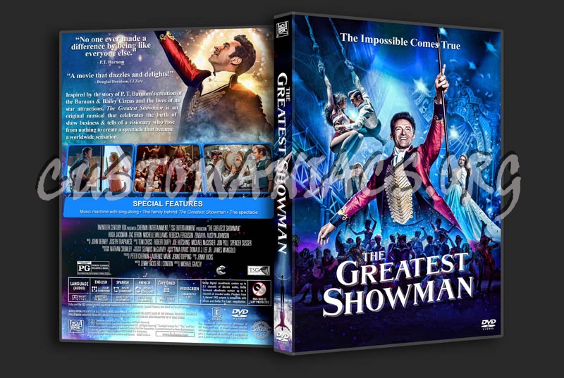 The Greatest Showman dvd cover