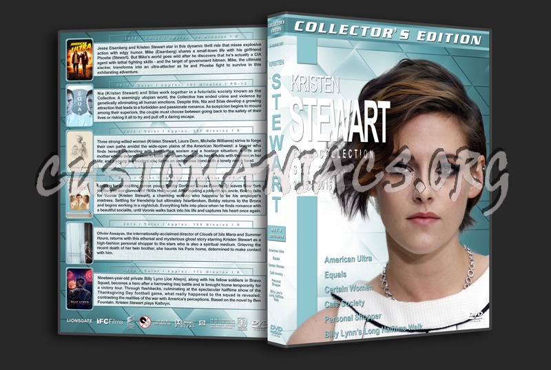 Kristen Stewart Film Collection - Set 6 (2015-2016) dvd cover