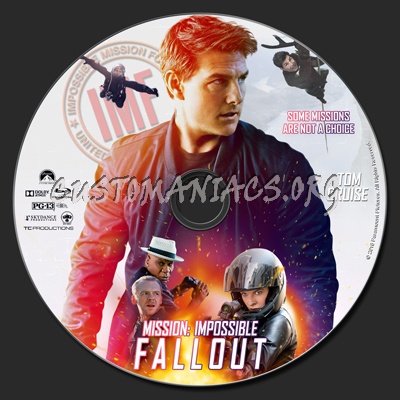 Mission: Impossible - Fallout blu-ray label