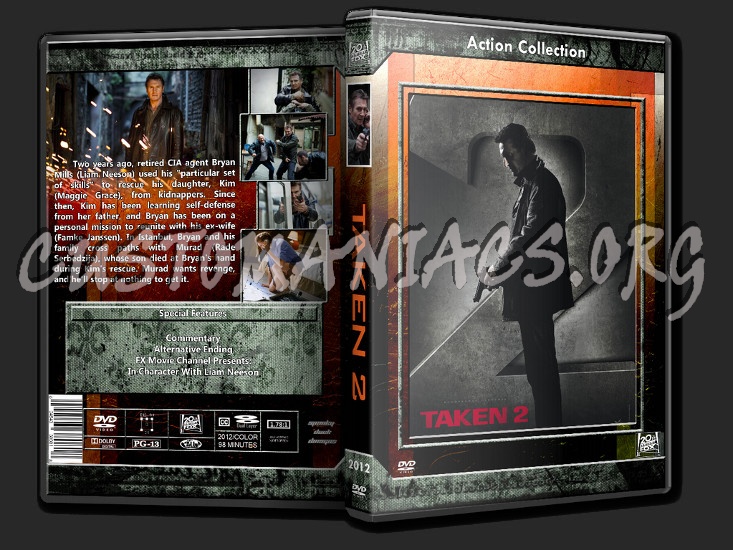 Taken 2 dvd cover