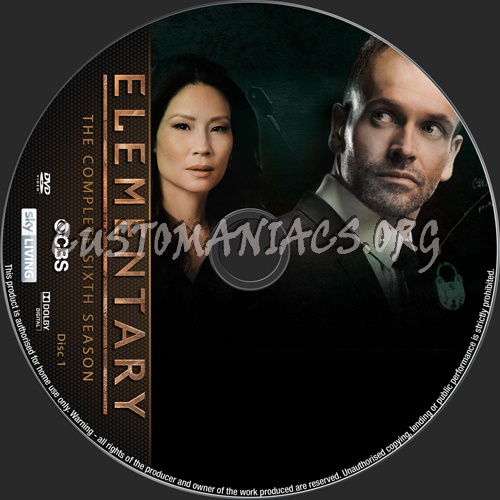 Elementary Season 6 dvd label