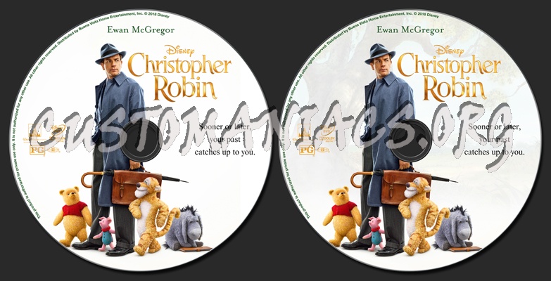 Christopher Robin dvd label