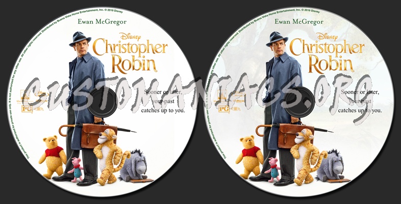 Christopher Robin blu-ray label