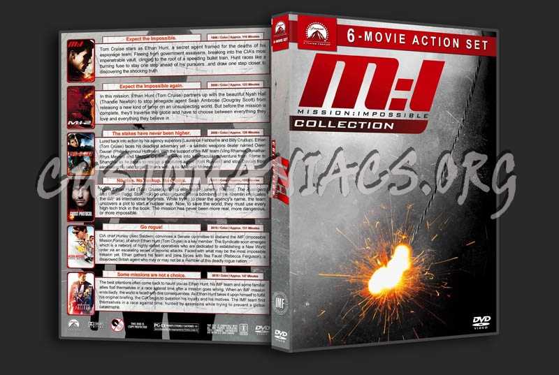 Mission: Impossible Collection (6) dvd cover