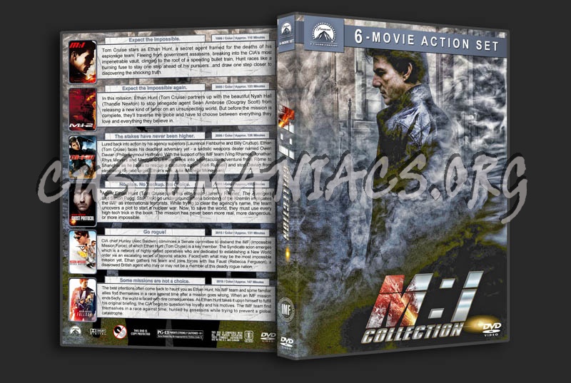 Mission: Impossible Collection (6) dvd cover