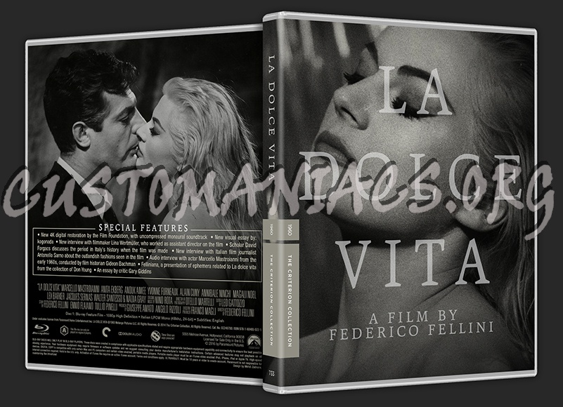 733 - La Dolce Vita blu-ray cover