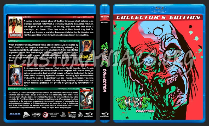 Zombie Collection blu-ray cover