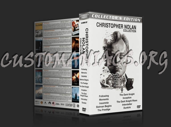 Christopher Nolan Collection (10) dvd cover