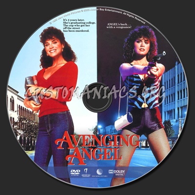 Avenging Angel (1985) dvd label