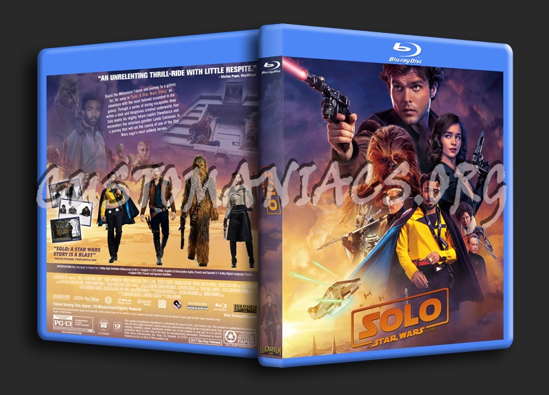 Solo: A Star Wars Story dvd cover