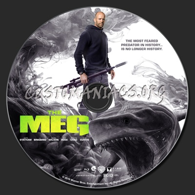 The Meg blu-ray label