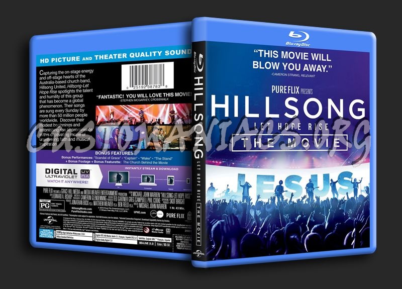Hillsong Let Hope Rise the Movie blu-ray cover